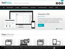 Tablet Screenshot of netpedia.it